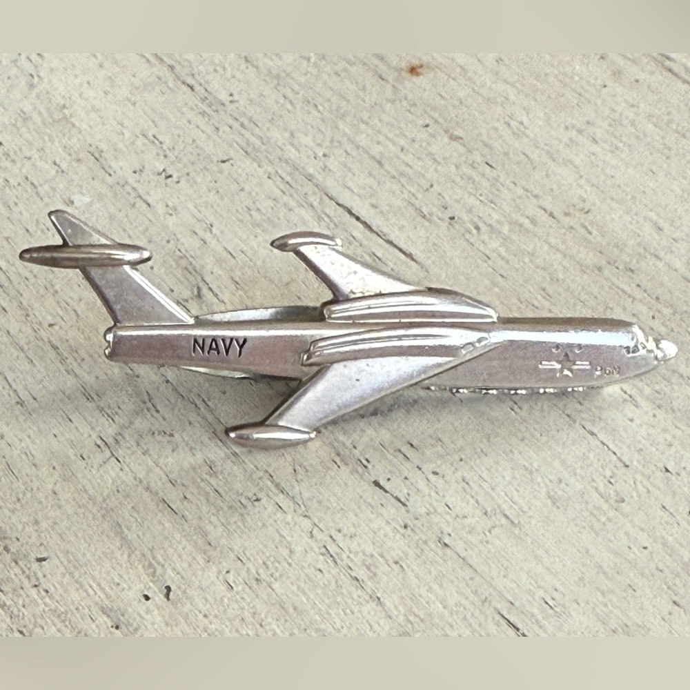 VTG 50's Hickok NAVY Martin Airplane Tie Bar Clip